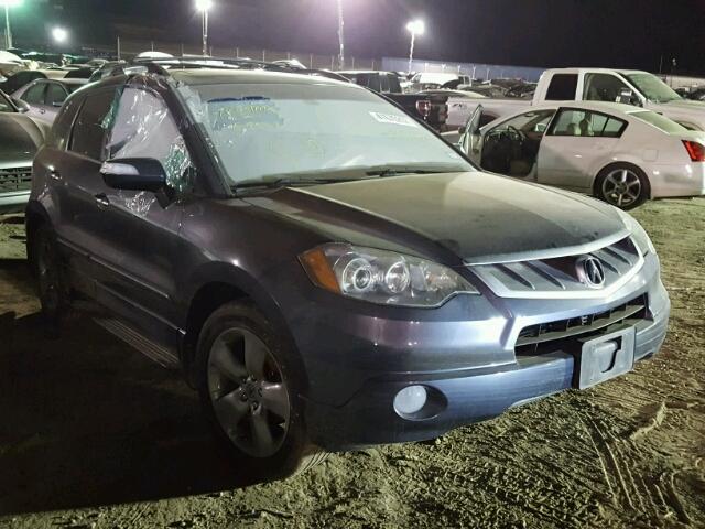 5J8TB18297A010082 - 2007 ACURA RDX GRAY photo 1