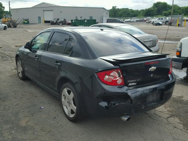 1G1AM58B567878981 - 2006 CHEVROLET COBALT SS BLACK photo 3