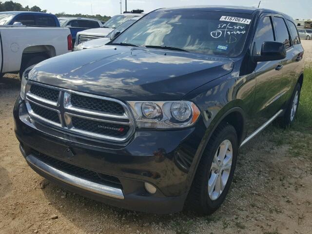 1C4RDHAG4DC683315 - 2013 DODGE DURANGO BLACK photo 2