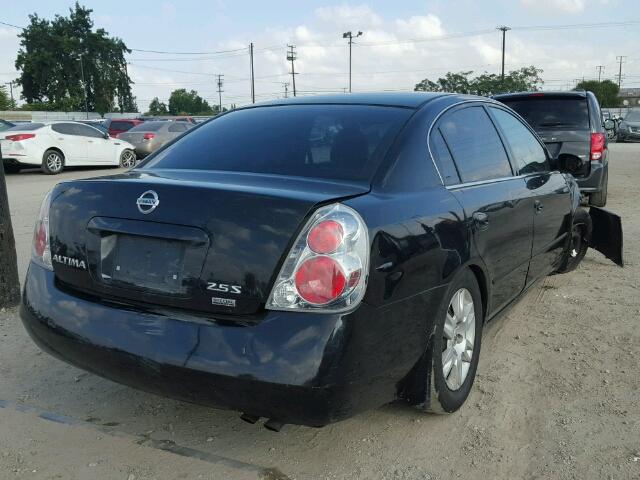 1N4AL11D96N344740 - 2006 NISSAN ALTIMA S BLACK photo 4