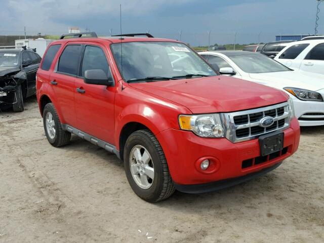 1FMCU03GX9KA26306 - 2009 FORD ESCAPE XLT RED photo 1