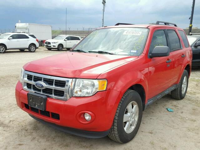 1FMCU03GX9KA26306 - 2009 FORD ESCAPE XLT RED photo 2