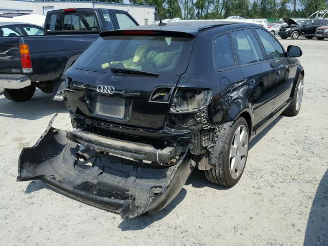 WAUHE78P79A061901 - 2009 AUDI A3 2.0T BLACK photo 4