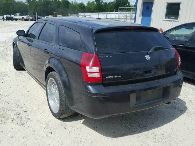 2D4FV47T27H646412 - 2007 DODGE MAGNUM SE BLACK photo 3