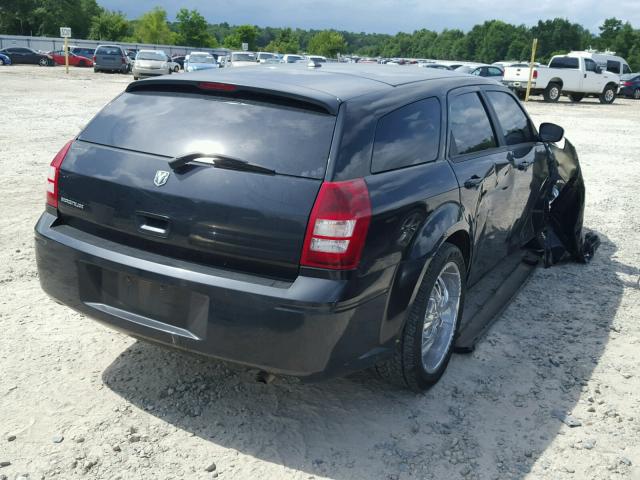 2D4FV47T27H646412 - 2007 DODGE MAGNUM SE BLACK photo 4