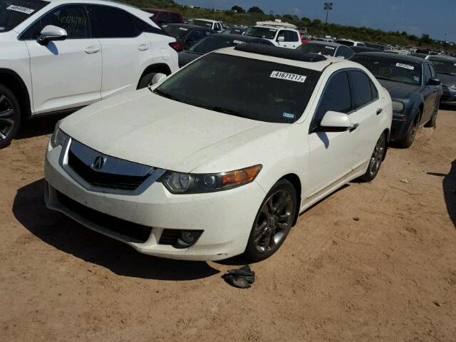 JH4CU26679C032642 - 2009 ACURA TSX WHITE photo 2