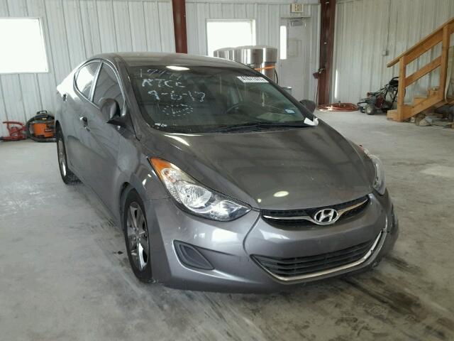 5NPDH4AE8DH350884 - 2013 HYUNDAI ELANTRA GL GRAY photo 1