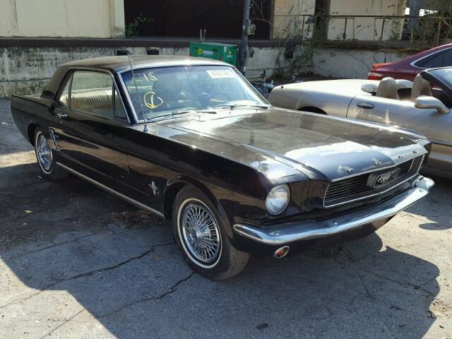 6R07T103520 - 1966 FORD MUSTANG BLACK photo 1