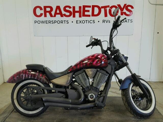 5VPWB36N7D3012077 - 2013 VICTORY MOTORCYCLES HIGH-BALL წითელი ფოტო 1