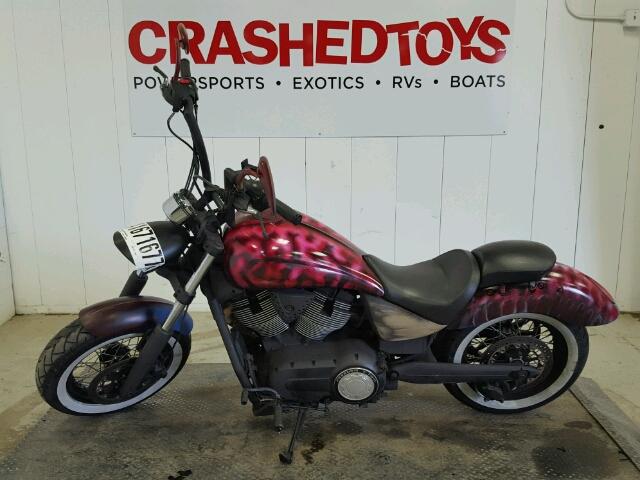 5VPWB36N7D3012077 - 2013 VICTORY MOTORCYCLES HIGH-BALL წითელი ფოტო 3