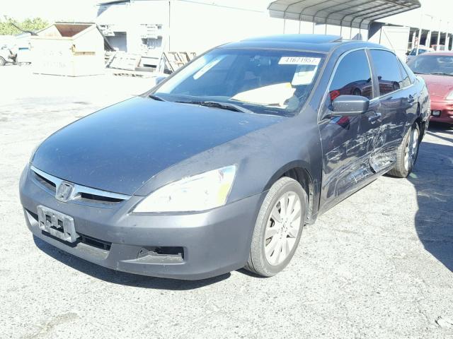 1HGCM66566A055130 - 2006 HONDA ACCORD EX CHARCOAL photo 2