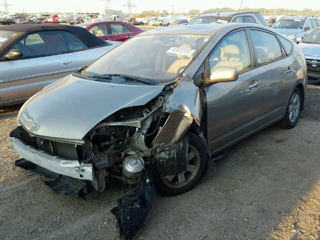 JTDKB20U653097616 - 2005 TOYOTA PRIUS 棕色 照片 2