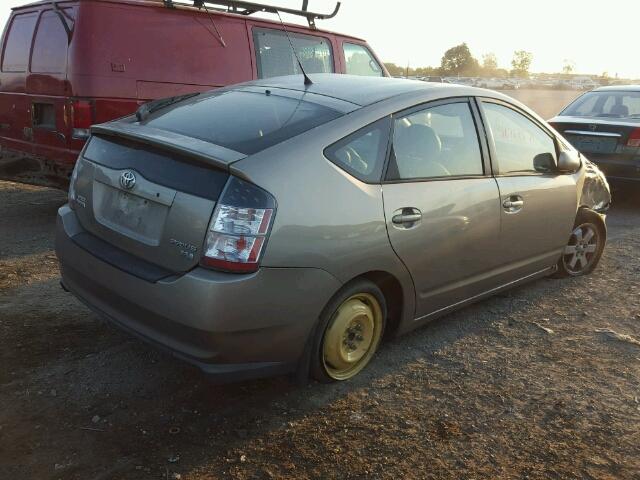 JTDKB20U653097616 - 2005 TOYOTA PRIUS TAN photo 4