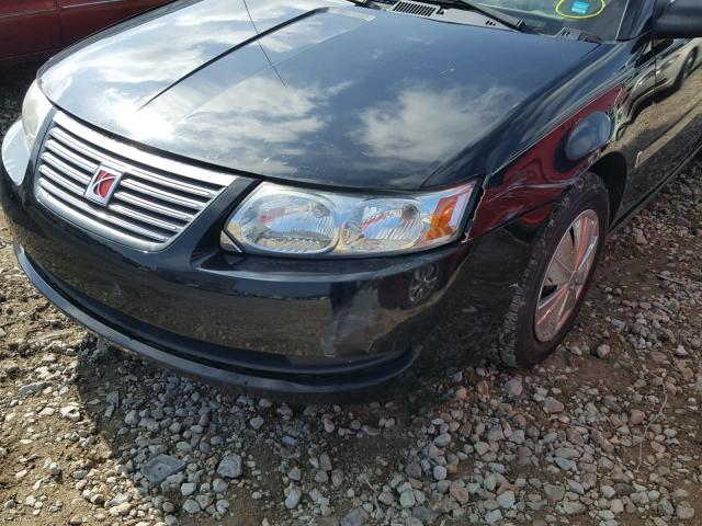 1G8AJ55F07Z110400 - 2007 SATURN ION LEVEL BLACK photo 9