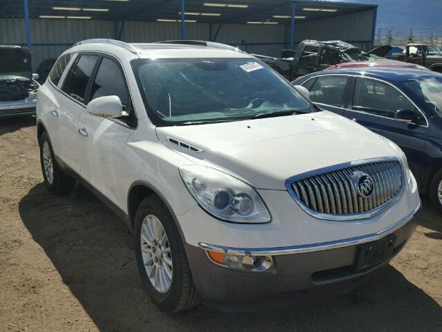 5GALVBED8AJ125864 - 2010 BUICK ENCLAVE CX WHITE photo 1