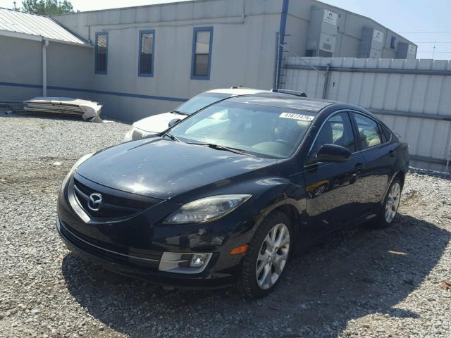 1YVHZ8CB7A5M27176 - 2010 MAZDA 6 S BLACK photo 2