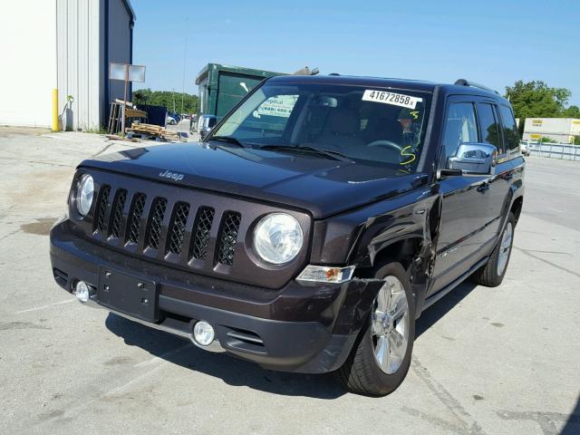 1C4NJPCB3ED819187 - 2014 JEEP PATRIOT LI BROWN photo 2