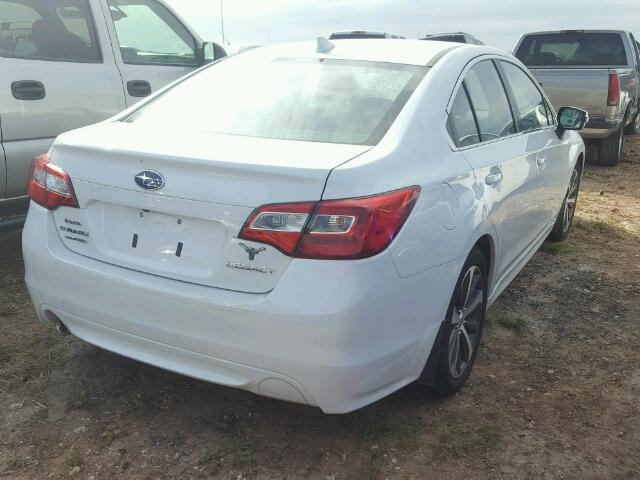 4S3BNBL61G3032728 - 2016 SUBARU LEGACY WHITE photo 4