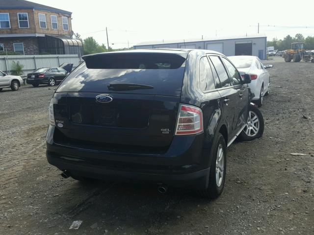 2FMDK48C17BB08598 - 2007 FORD EDGE SEL BLACK photo 4