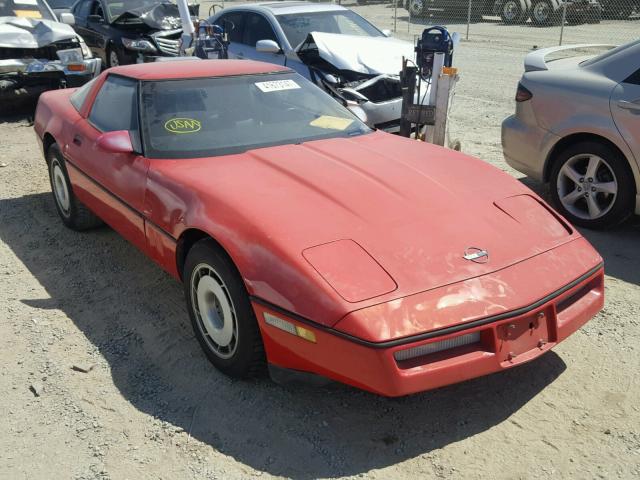 1G1YY2186H5106505 - 1987 CHEVROLET CORVETTE RED photo 2