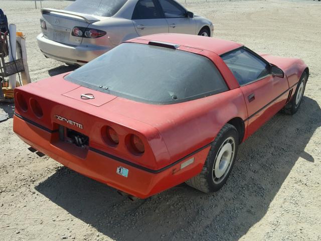 1G1YY2186H5106505 - 1987 CHEVROLET CORVETTE RED photo 5