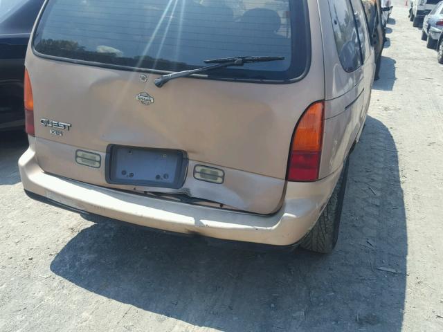 4N2DN11W2PD842771 - 1993 NISSAN QUEST GXE TAN photo 9