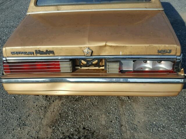 1C3BC51D0FG222444 - 1985 CHRYSLER LEBARON 金色 照片 10