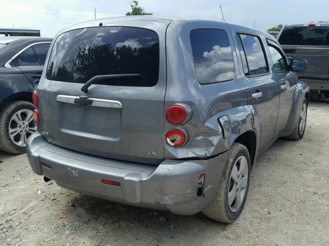 3GNDA13D76S621957 - 2006 CHEVROLET HHR LS GRAY photo 4