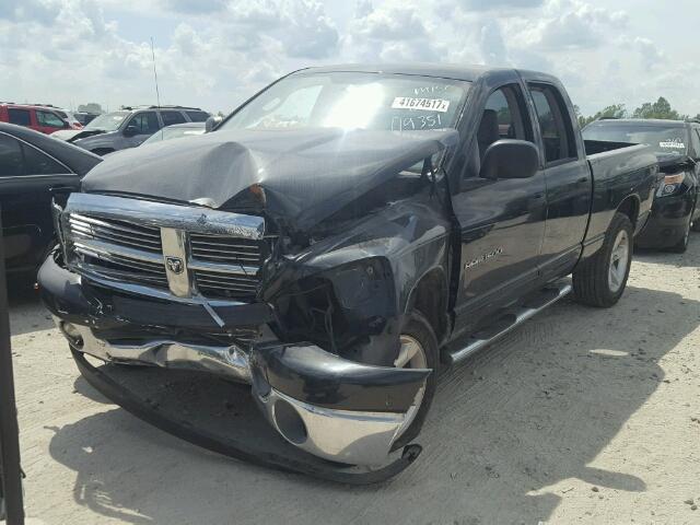 1D7HA18P27S179430 - 2007 DODGE RAM 1500 S BLACK photo 2