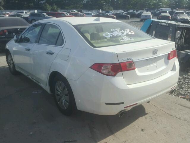 JH4CU2F6XBC014349 - 2011 ACURA TSX WHITE photo 3