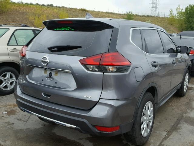 KNMAT2MV4HP534084 - 2017 NISSAN ROGUE S CHARCOAL photo 4