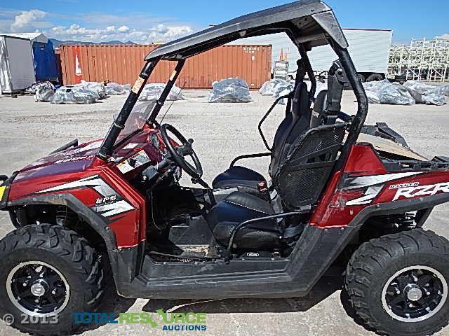 4XAVY76A9AD095084 - 2010 POLARIS RANGER RZR RED photo 7