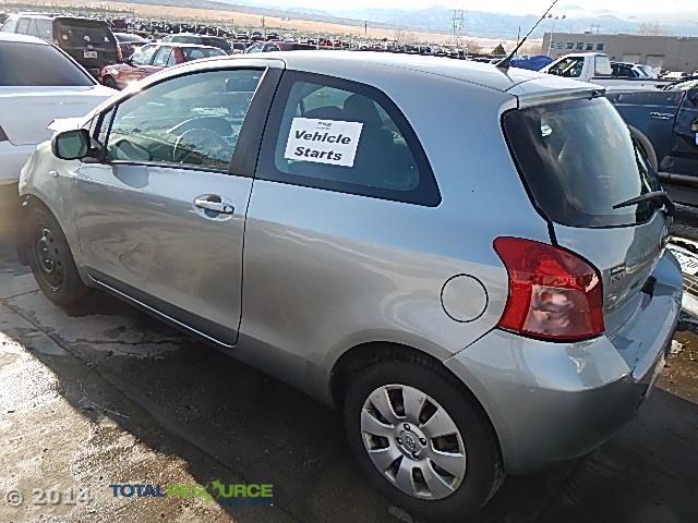 JTDJT923275092796 - 2007 TOYOTA YARIS SILVER photo 4