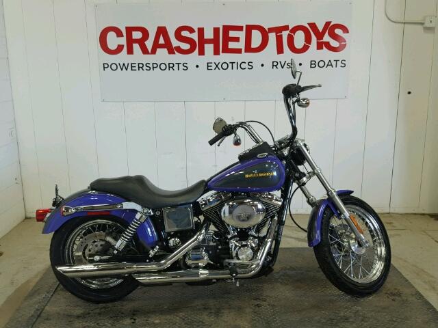 1HD1GDV102Y322858 - 2002 HARLEY-DAVIDSON FXDL PURPLE photo 1