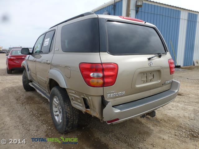 5TDBT44A24S208927 - 2004 TOYOTA SEQUOIA SR GOLD photo 4