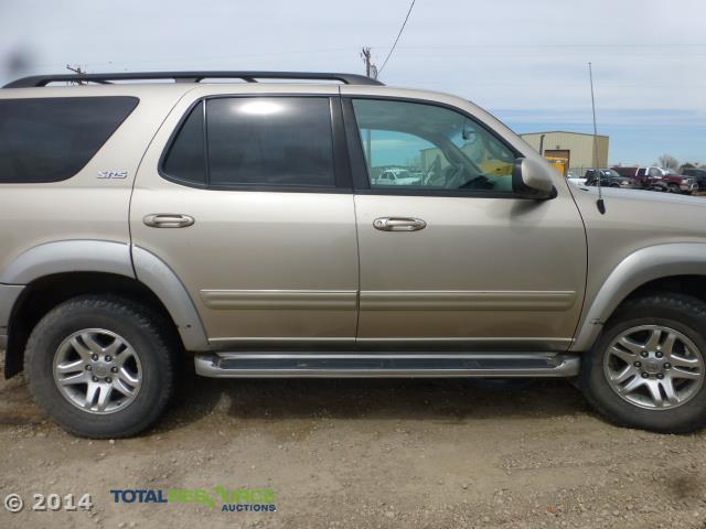 5TDBT44A24S208927 - 2004 TOYOTA SEQUOIA SR GOLD photo 9