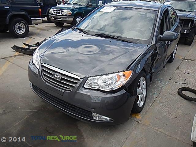 KMHDU46D18U292328 - 2008 HYUNDAI ELANTRA GL GRAY photo 1