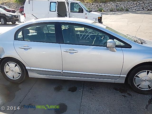 JHMFA36237S001352 - 2007 HONDA CIVIC HYBR SILVER photo 14