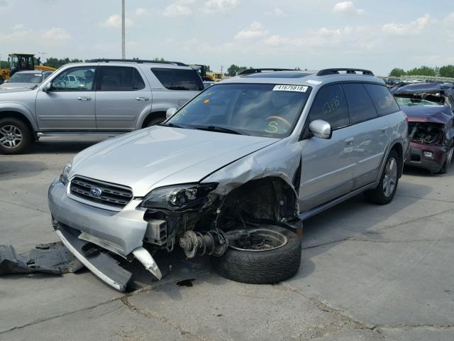 4S4BP86C354373663 - 2005 SUBARU LEGACY OUT SILVER photo 2