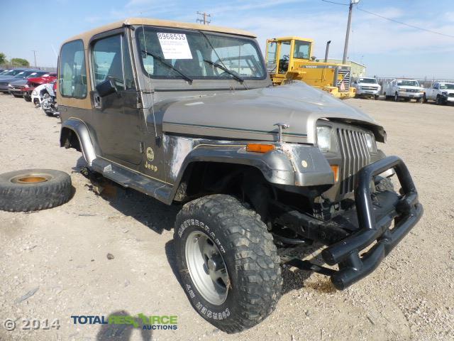 2J4FY49T4LJ509745 - 1990 JEEP WRANGLER / BROWN photo 2