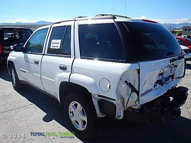 1GNDT13S322291250 - 2002 CHEVROLET TRAILBLAZE WHITE photo 4