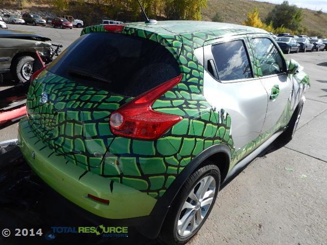 JN8AF5MVXDT222589 - 2013 NISSAN JUKE S GREEN photo 3