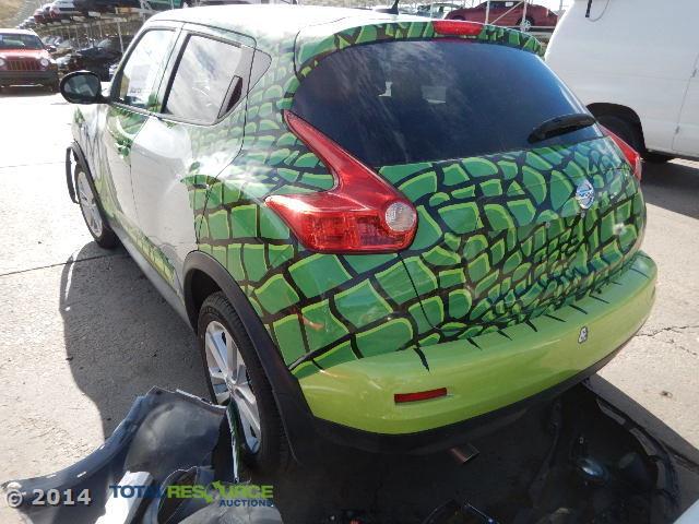 JN8AF5MVXDT222589 - 2013 NISSAN JUKE S GREEN photo 4