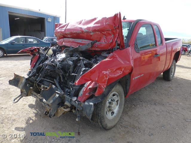 1GCHK29K98E106359 - 2008 CHEVROLET SILVERADO RED photo 1