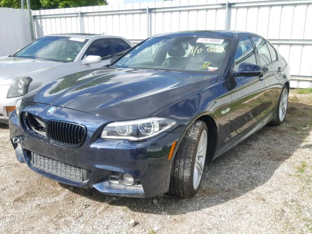 WBA5B3C55ED532608 - 2014 BMW 535 XI BLUE photo 2