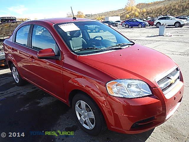 KL1TD5DE4AB131823 - 2010 CHEVROLET AVEO LS RED photo 2