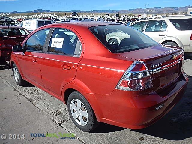 KL1TD5DE4AB131823 - 2010 CHEVROLET AVEO LS RED photo 4