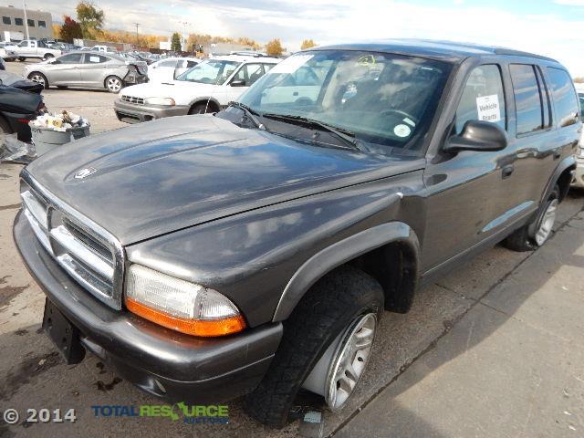 1B4HS48N02F165225 - 2002 DODGE DURANGO SL GRAY photo 1