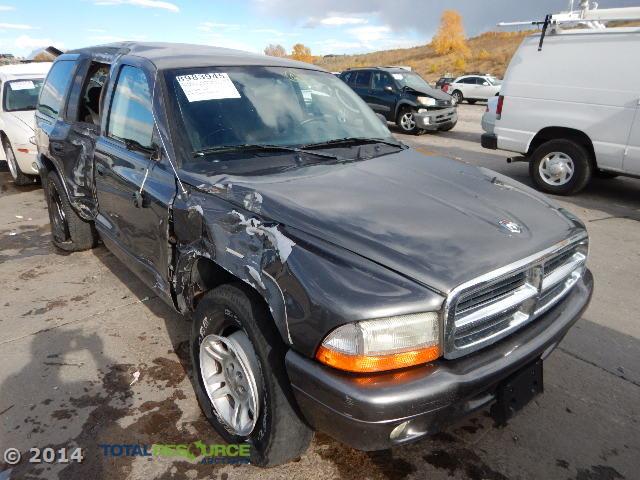 1B4HS48N02F165225 - 2002 DODGE DURANGO SL GRAY photo 2