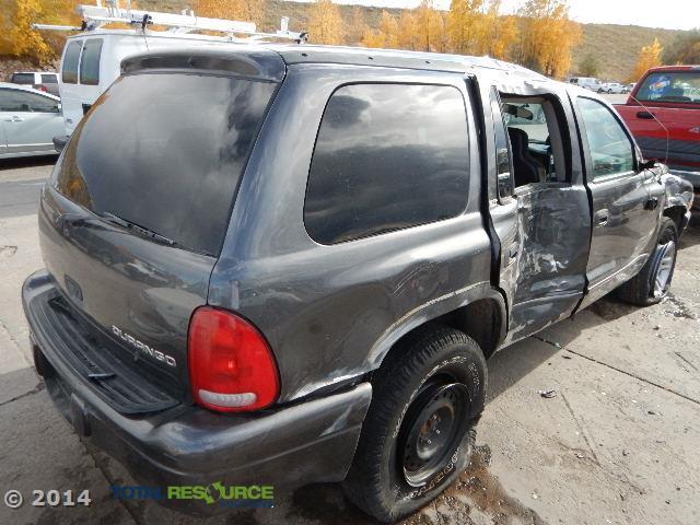 1B4HS48N02F165225 - 2002 DODGE DURANGO SL GRAY photo 3